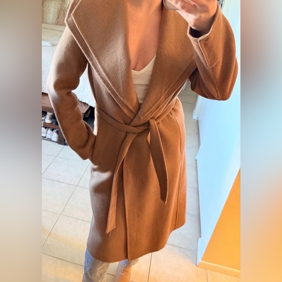 Chico's Jackets & Blazers - Vintage Camel Belted Trench Coat; Size: M/L